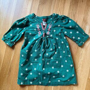 Tea Collection Green embroidered dress
